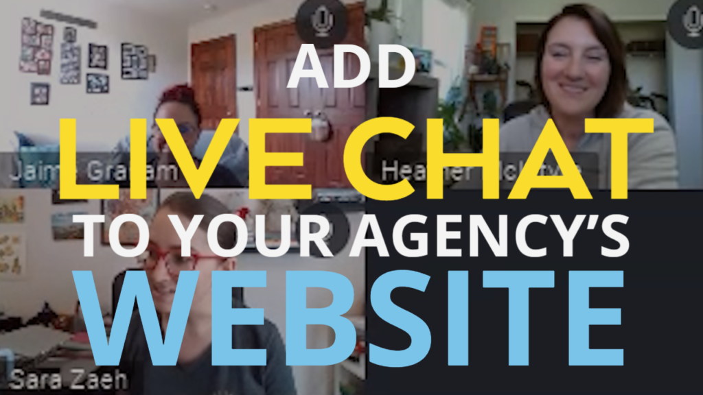 Add Live Chat to Your Agency Website